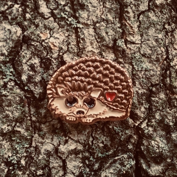 Hedgehog Enamel Pin 🦔 Hedgehogs 🦔 Brooch - Picture 6 of 13